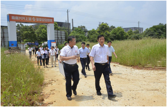 樟树市市委书记董晓明视察我司文化园一期项目